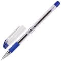 Ручка шариковая масляная с грипом BRAUBERG "Max-Oil", СИНЯЯ, игольчатый узел 0,7 мм, линия письма 0,35 мм, OBP228