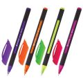 Ручка шариковая масляная BRAUBERG "Extra Glide Soft Color", СИНЯЯ, узел 0,7 мм, линия письма 0,35 мм, 142928