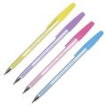 Ручка шариковая BRAUBERG "M-500 PASTEL", СИНЯЯ, корпус ассорти, узел 0,7 мм, линия письма 0,35 мм, 143450