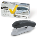 Степлер №24/6, 26/6 BRAUBERG "Original", до 25 листов, черный, 222533