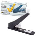 Степлер МОЩНЫЙ №24/6-23/24 BRAUBERG "Heavy duty MX", до 200 листов, черный, 222564